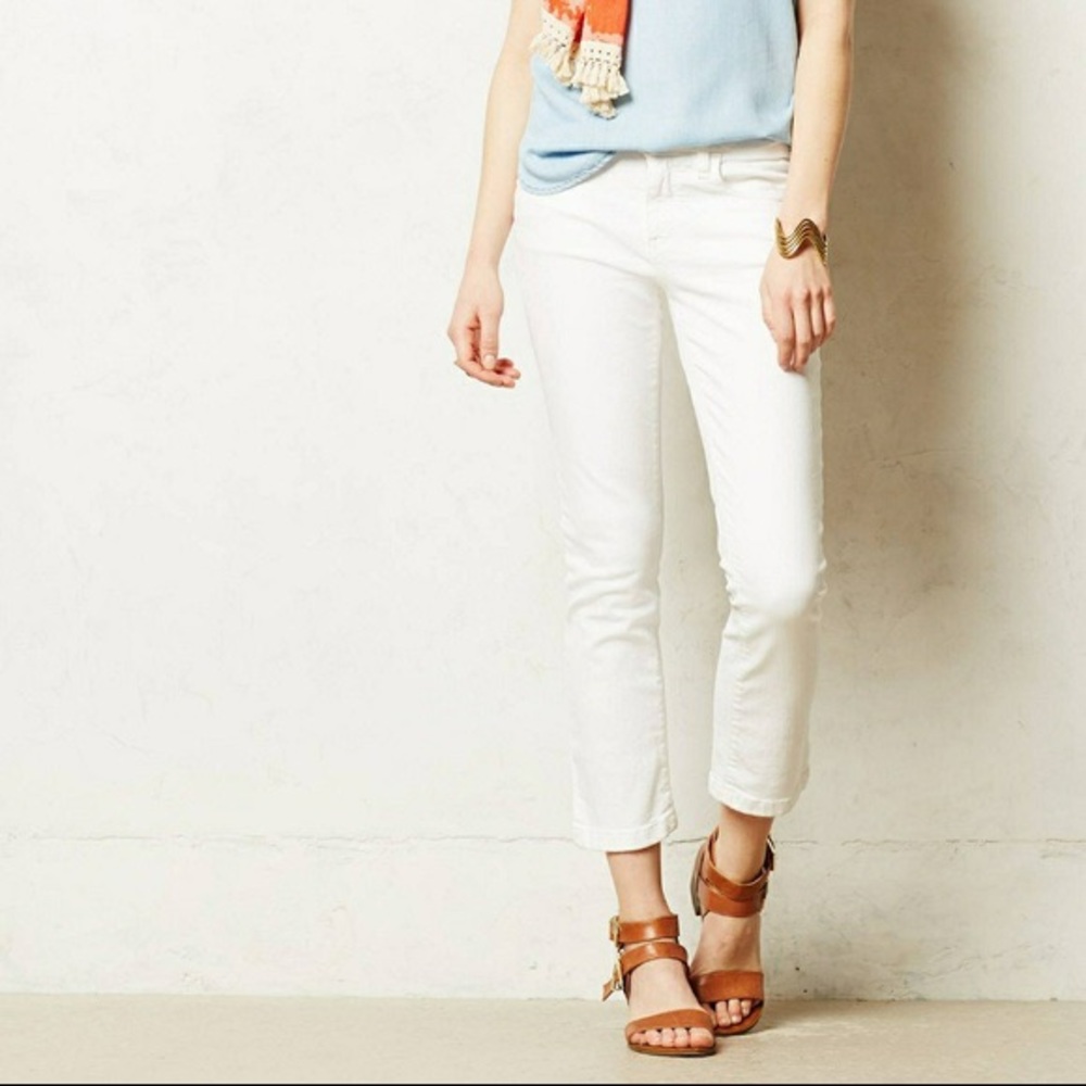 Pilcro and the Letterpress - Stet White Jeans